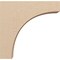 Ekena Millwork 5"W x 20"D x 20"H Thin Stockport Rough Cedar Woodgrain TimberThane Corbel, Primed Tan CORUR05X20X20STORCPR - alternate 3